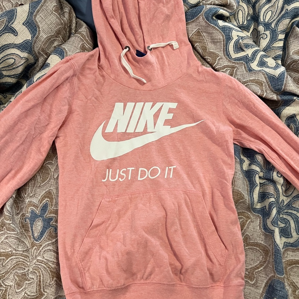 Pink nike sweater